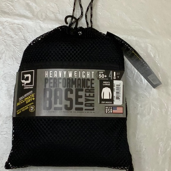 PolarMax (4) BASELAYER Zip Mock Heavy Weight - Dk Navy - Picture 12 of 12